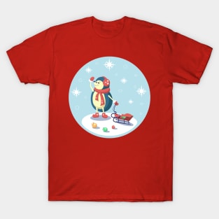 Christmas hedgehog T-Shirt